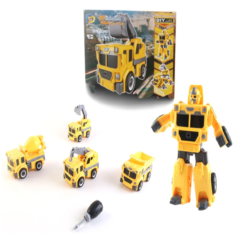 CAMION DE CONSTRUCCION QUE SE TRANSFORMA EN ROBOT