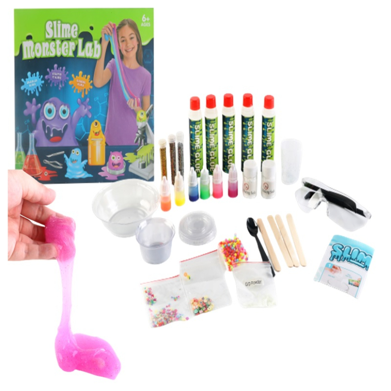 SET CREA TU SLIME COLORES