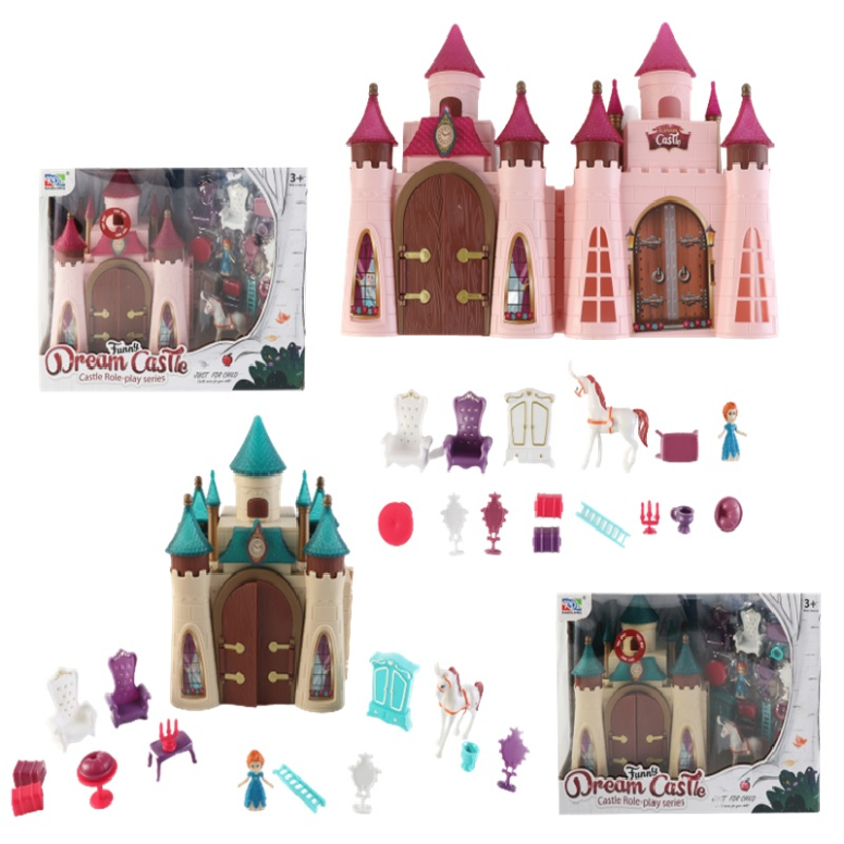 CASTILLO DOBLE DE PRINCESA CON ACCESORIOS