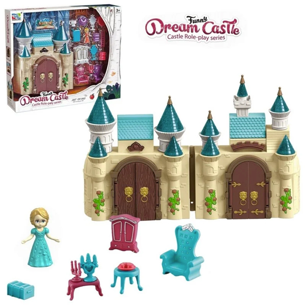 CASTILLO DE PRINCESA CON MUNECA Y ACCESORIOS