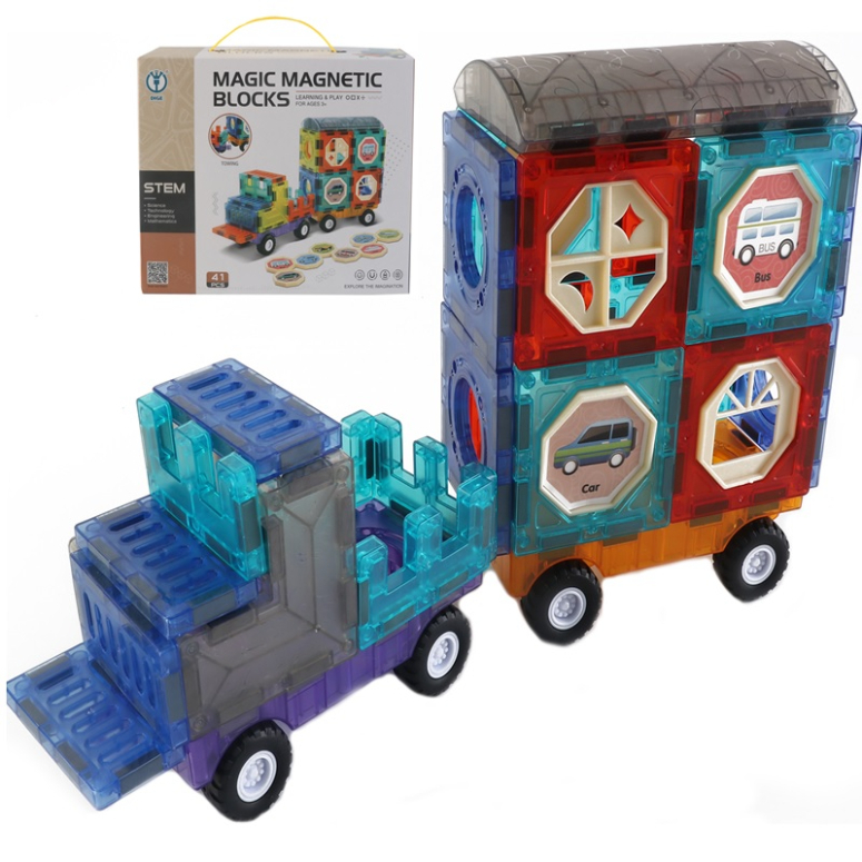BLOQUES MAGNETICOS 41 PIEZAS