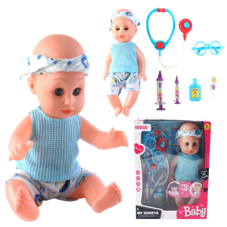 SET DE MUNECO 35 CM Y ACCESORIOS