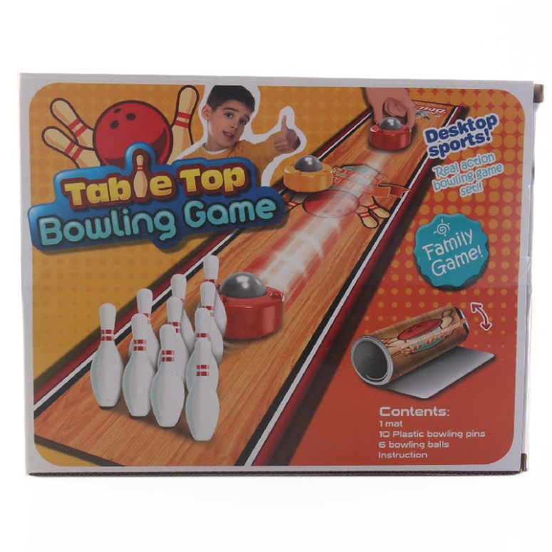 SET DE BOWLING CON ALFOMBRA PARA JUGAR