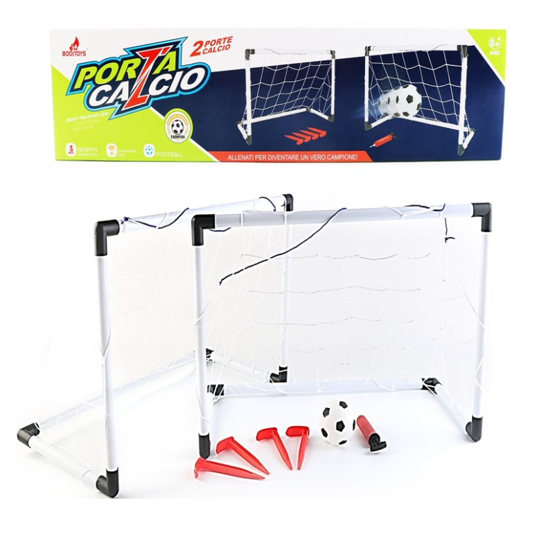 SET DE 2 ARCOS DE FUTBOL Y PELOTA