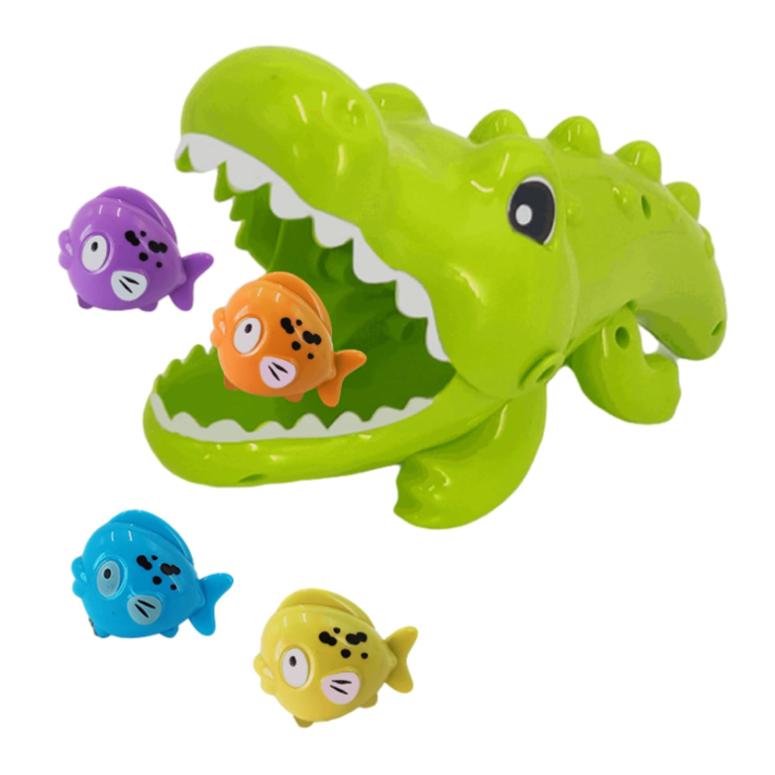 JUEGO DE COCODRILO Y PECES