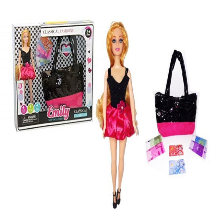 MUNECA EMILY CON BOLSO