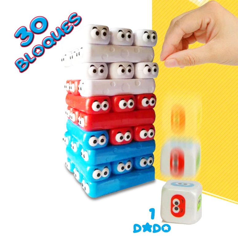 JUEGO DE BLOQUES YENGA COLORES