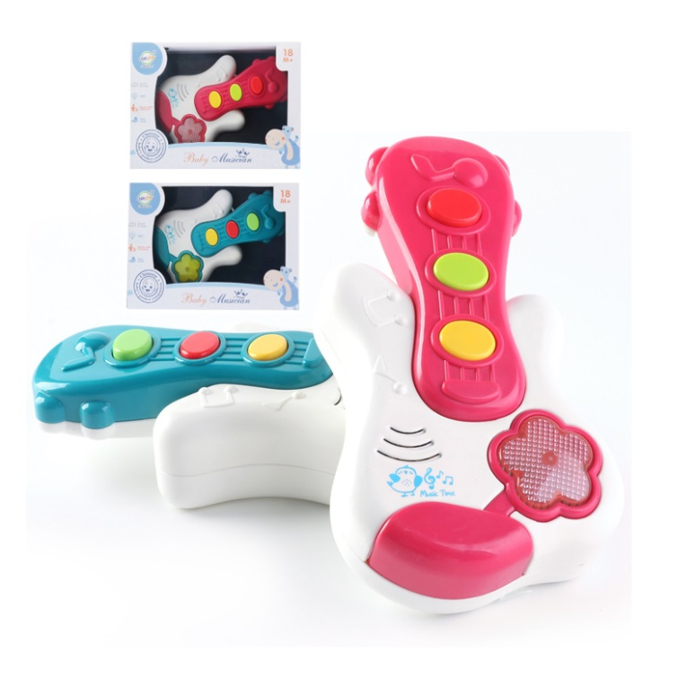 GUITARA INFANTIL CON LUZ Y SONIDO