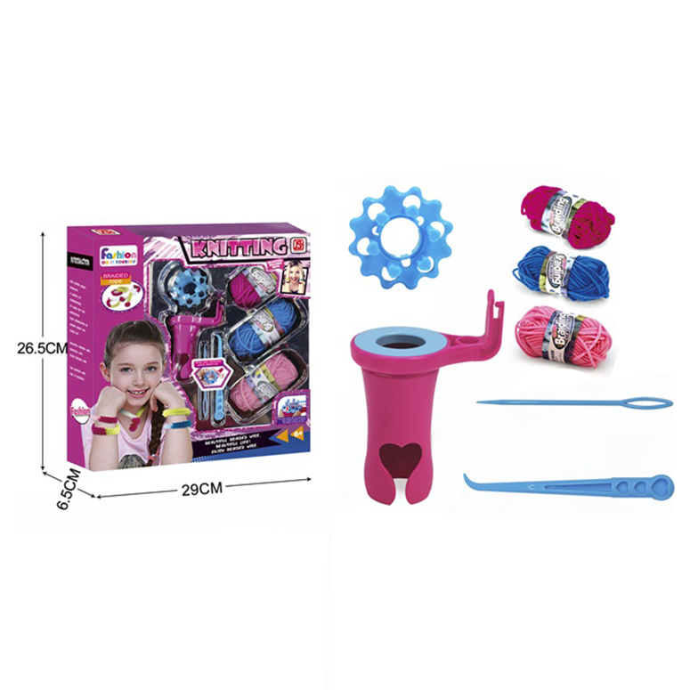 SET JUVENIL DISENA TUS PULSERAS TEJIDAS EN CAJA