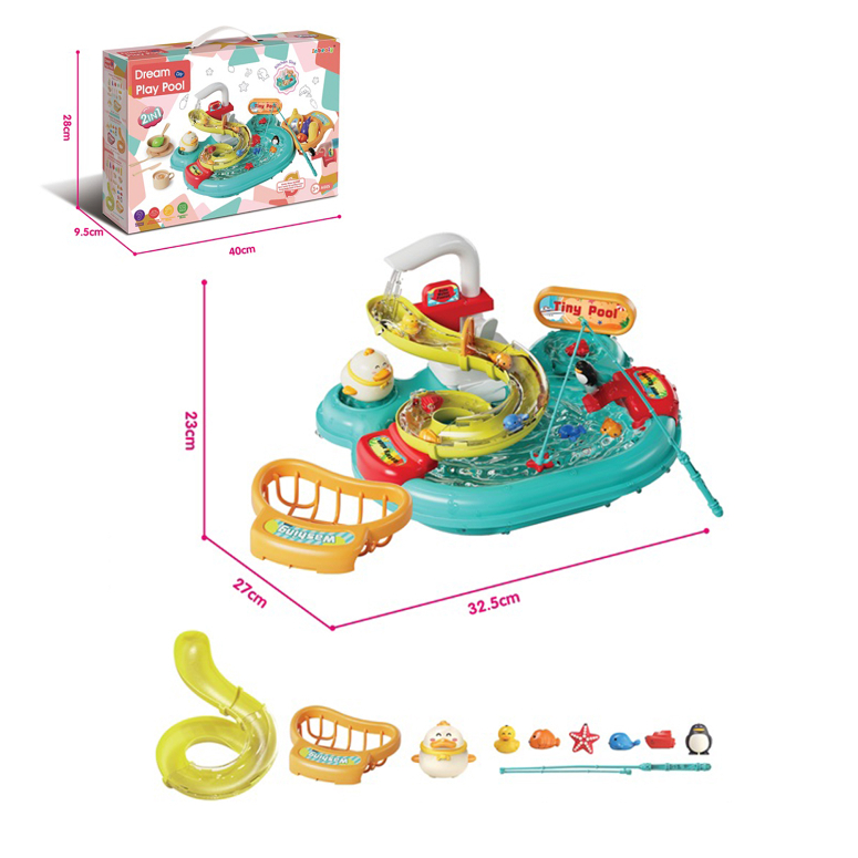 JUEGO DE PESCA CON TOBOGAN