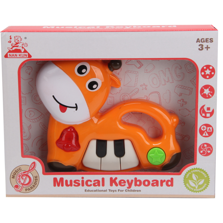 PIANO CON LUCES Y SONIDOS EN FORMA DE ANIMALES