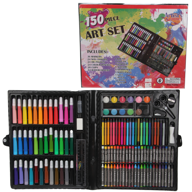 SET DE ARTE 150 PIEZAS EN CAJA
