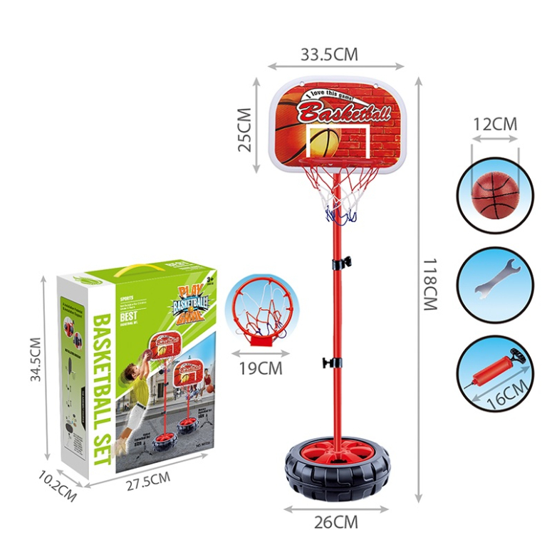 ARO DE BASQUETBALL CON PEDESTAL 120CM