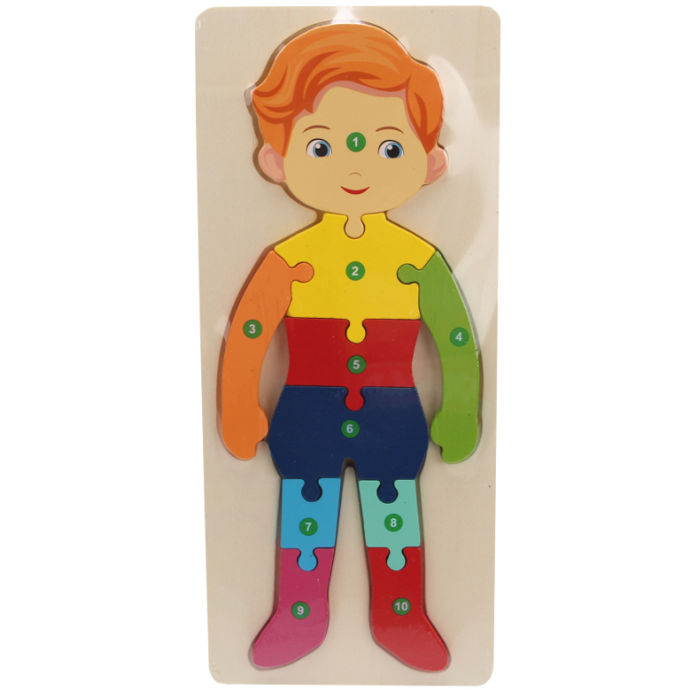 PUZZLE DE MADERA DE NINO