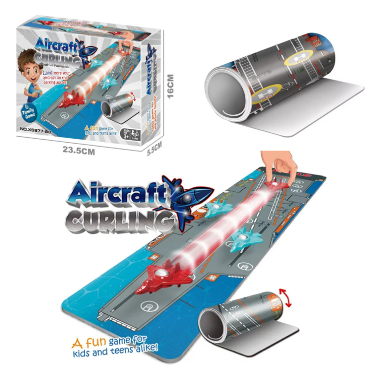 PORTA AVIONES PLEGABLE CON LANZADOR