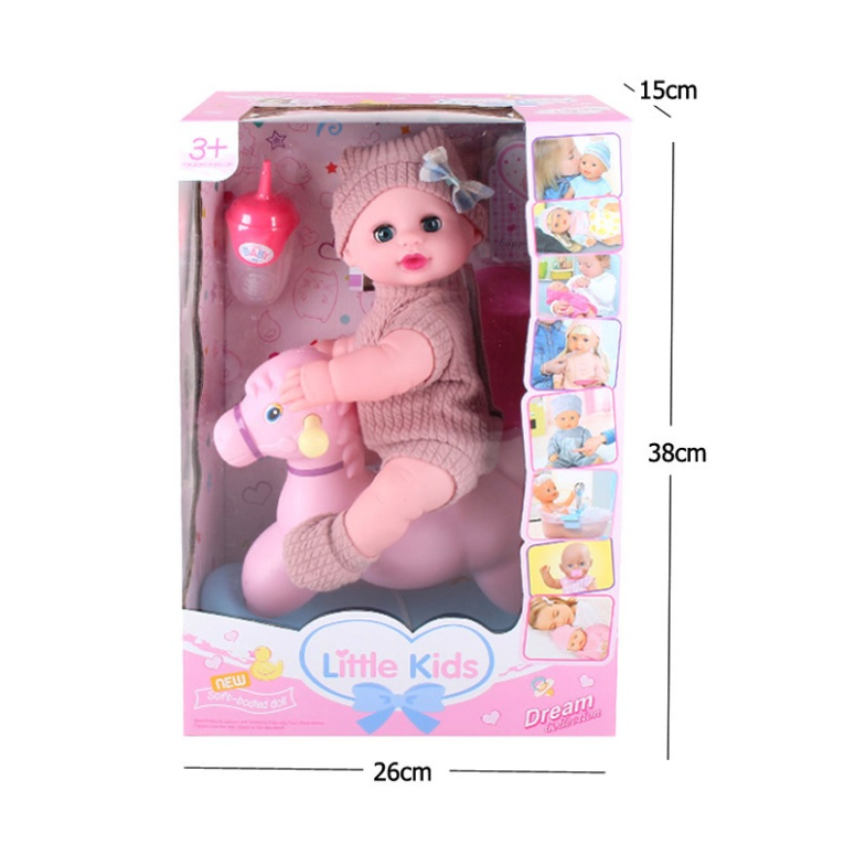 BEBE CON MECEDORA PONY