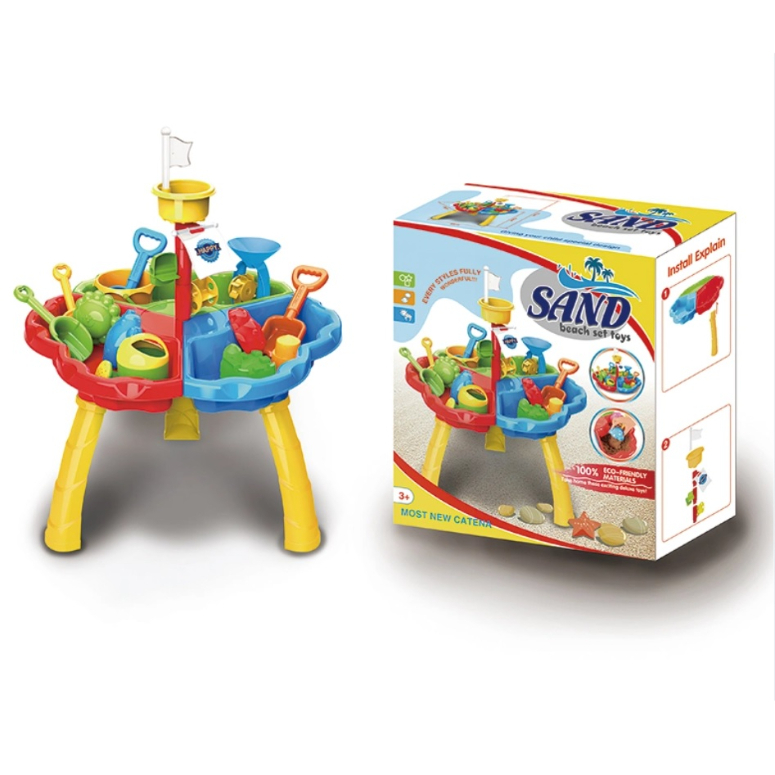 MESA ARENERA CON ACCESORIOS PLAYA