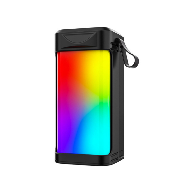 PARLANTE BLUETOOTH GRANDE CON LUCES RGB RECARGABLE