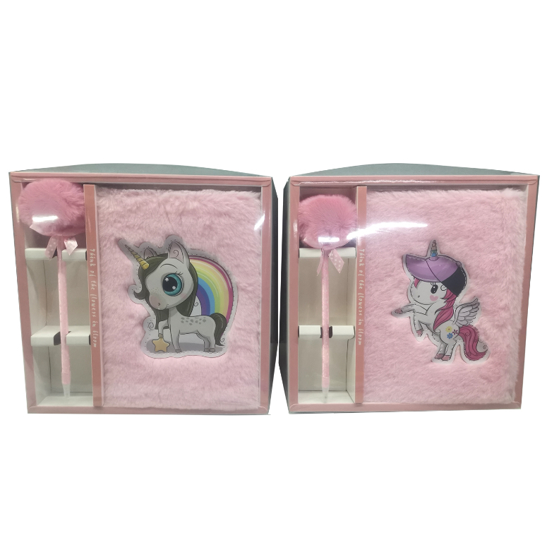 AGENDA JUVENIL SUAVE PONY CON LAPIZ EN CAJA DE REGALO