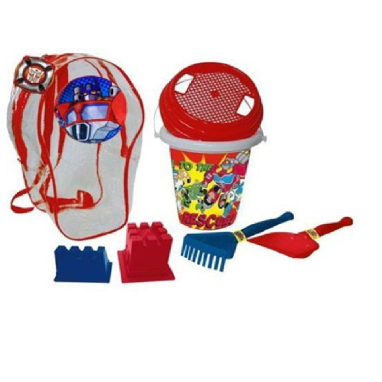JUGUETE SET PLAYA CON MOCHILA Y ACCESO RESCUE BOTS