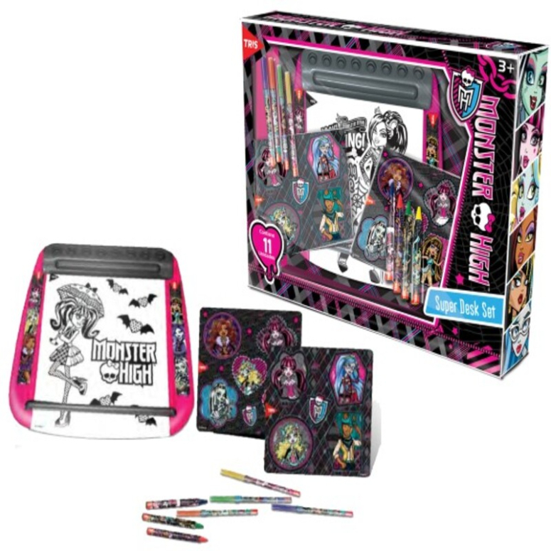 SET PARA PINTAR MONSTER HIGH 11 PZA