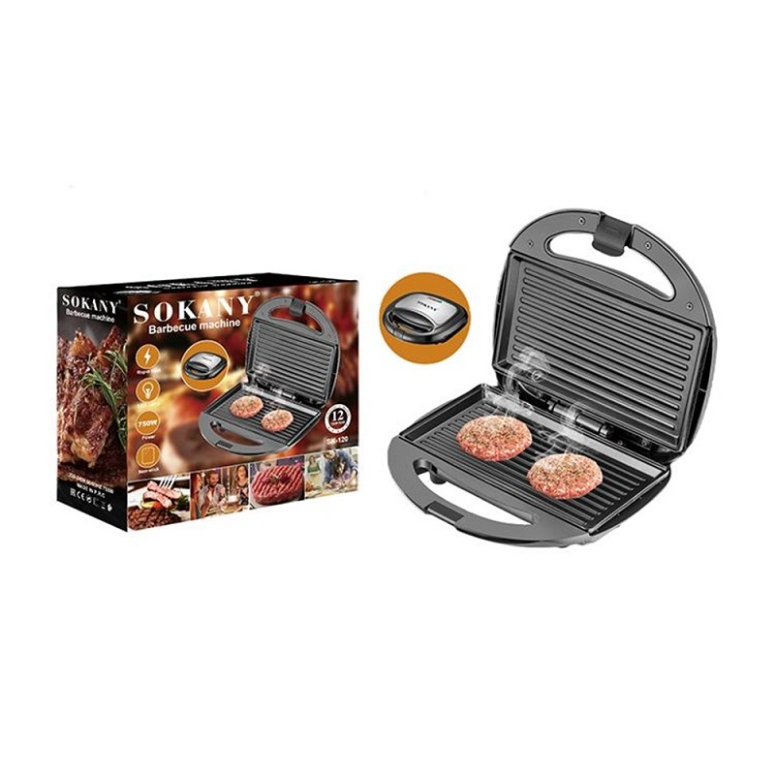 SANDWICHERA ELECTRICA ANTIADHERENTE 750W