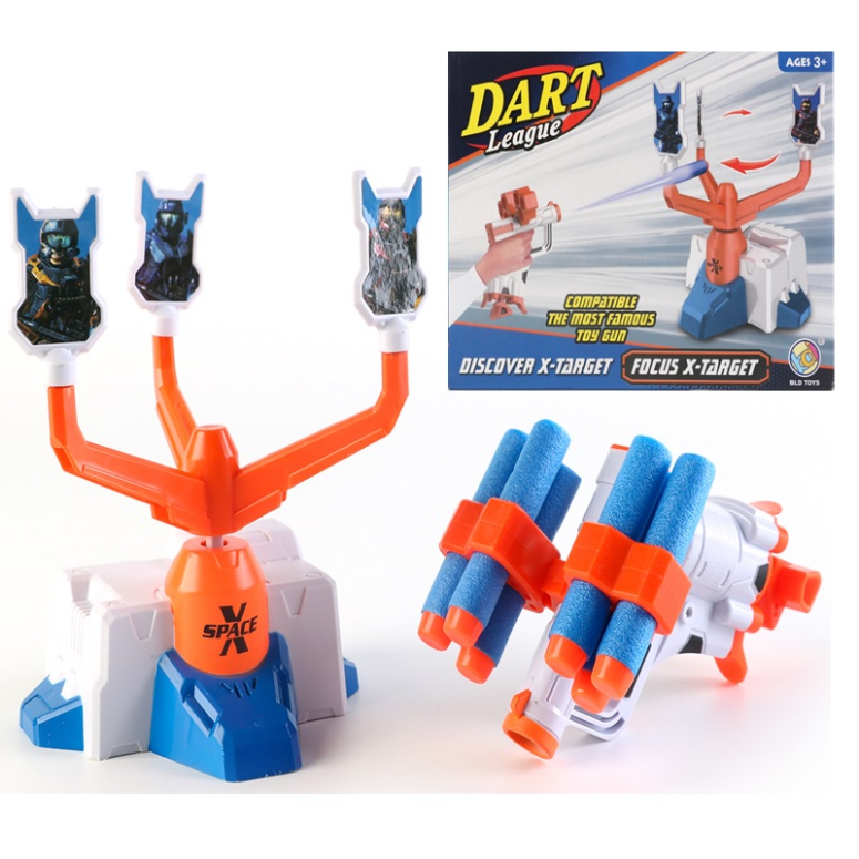 LANZA MULTIPLES DARDOS EN MOVIMIENTO