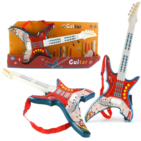 GUITARRA ELECTRONICA CON LUCES  Y SONIDO