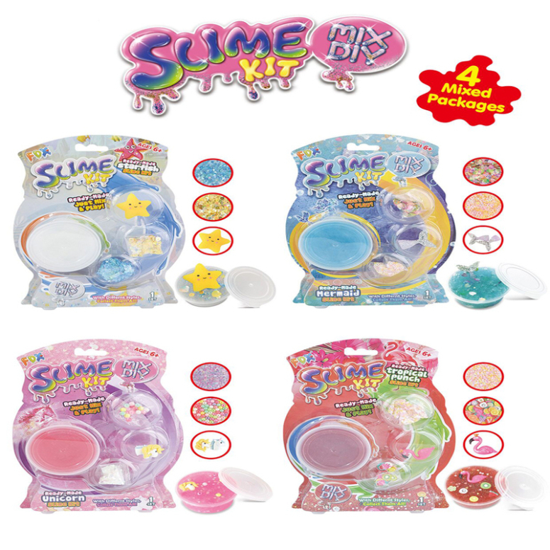 SET SLIME 4 COLORES