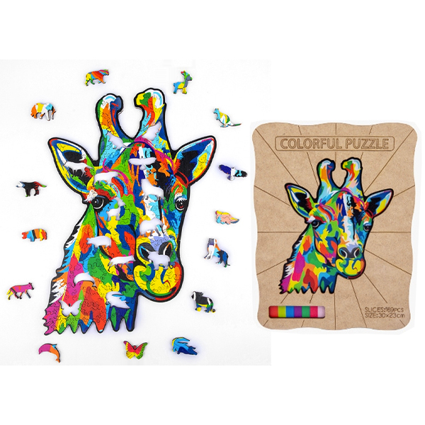 PUZZLE DE MADERA JIRAFA 169 PCS