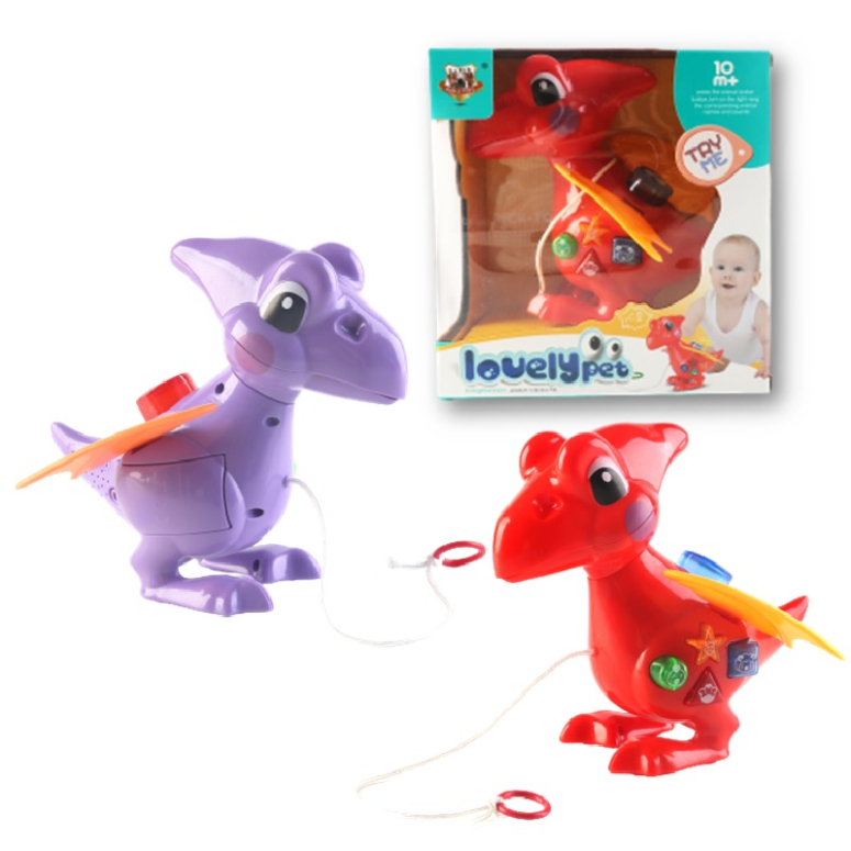 DINOSAURIO CON LUZ Y SONIDO