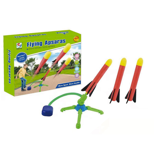 LANZADOR DE COHETES GOMA EVA