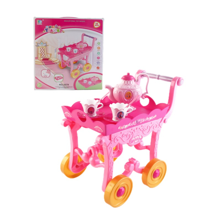 SET DE TE Y MESA CON ACCESORIOS