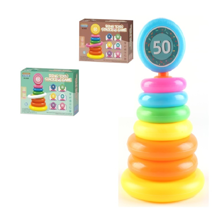 JUEGO DE LANZAMIENTO DE AROS COLORES