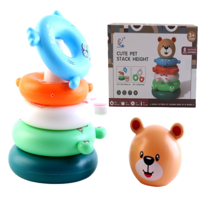 JUEGO DE LANZAMIENTO DE AROS FORMA DE OSITO