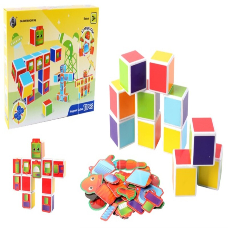 CUBOS MAGNETICOS FIGURAS 11 PCS