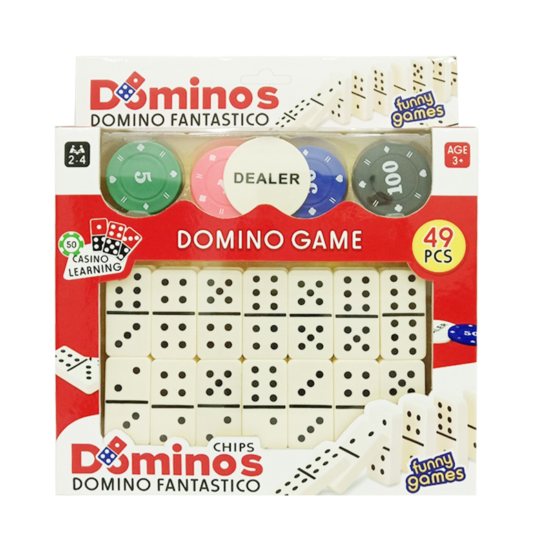 JUEGO DE DOMINO Y CASINO FANTASTICO EN DISPLAY