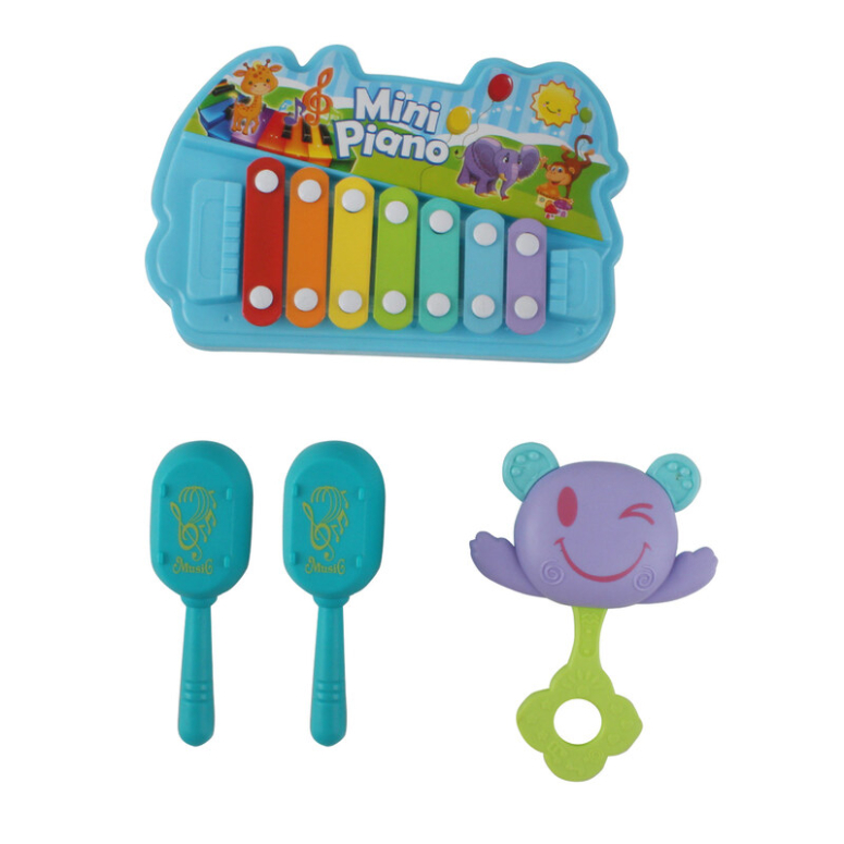 SET MUSICAL EN DISPLAY CON PIANO