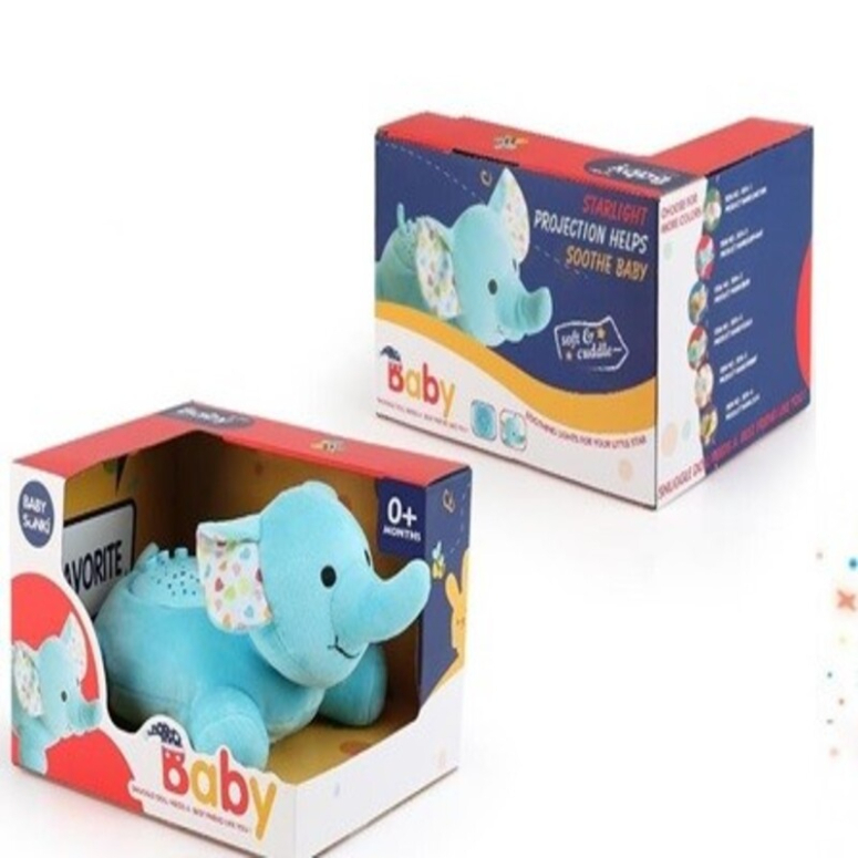 PROYECTOR DE ELEFANTE 25CM LUZ Y SONIDO