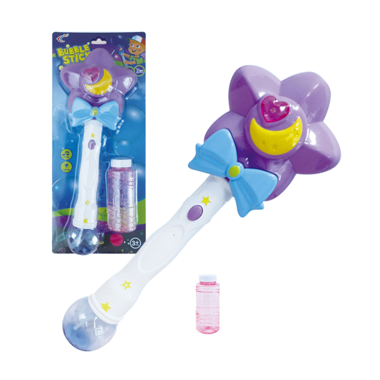 LANZA BURBUJAS ESTRELLA CON LUCES Y SONIDOS EN DISPLAY