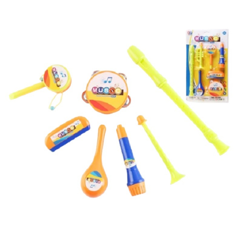 SET CON 7 INSTRUMENTOS MUSICALES