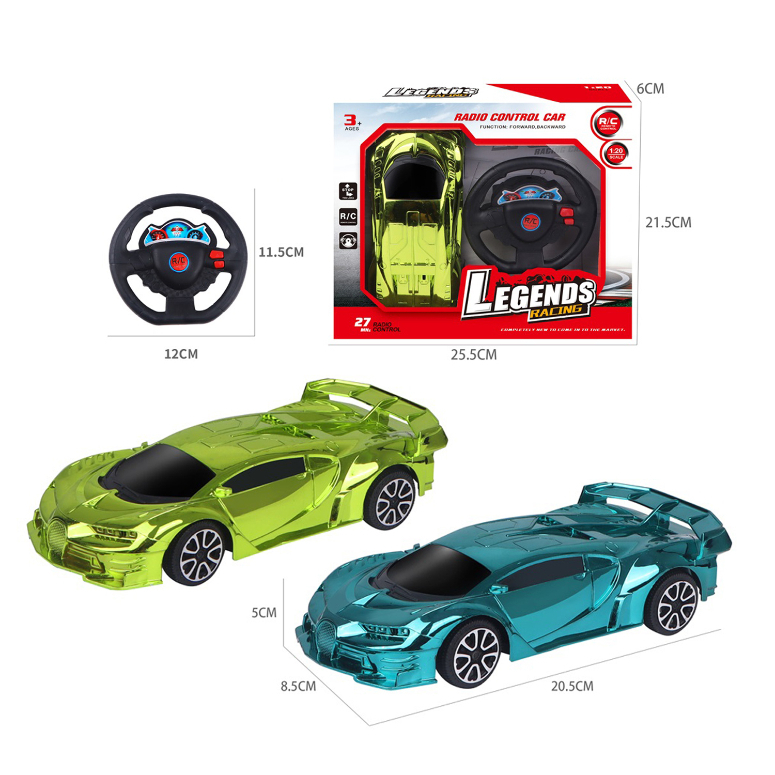 AUTO RADIO CONTROL RACING CON MANUBRIO EN CAJA