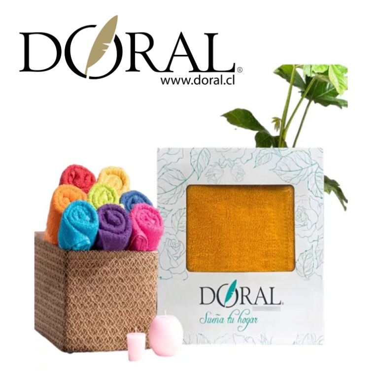 SET 2 TOALLAS DORAL 45X90CM  70X140CM