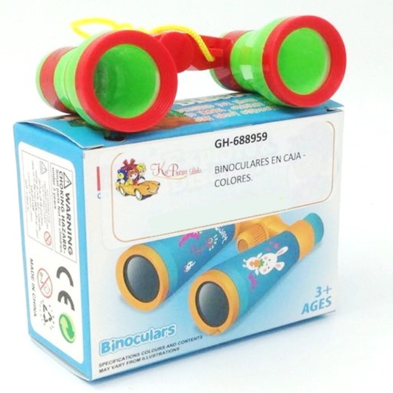 BINOCULARES EN CAJA  COLORES