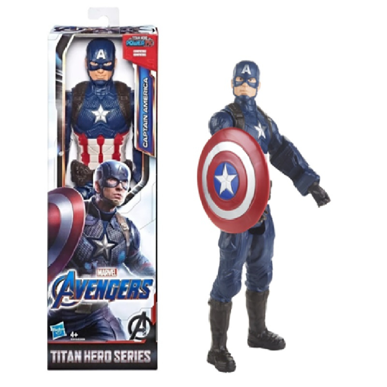 AVENGERS FIGURAS TITAN HERO A E3309 CAPITAN AMERIC