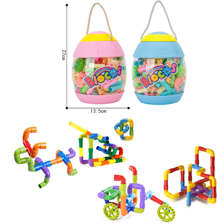 TUBOS CONECTPORES DIDACTICOS 190PCS