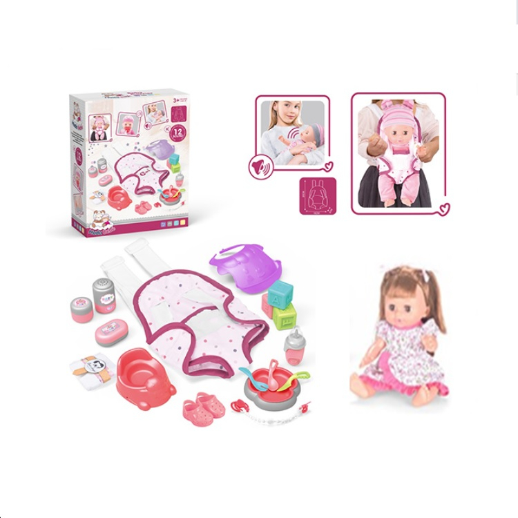 MUNECA CON PORTABEBE Y ACCS