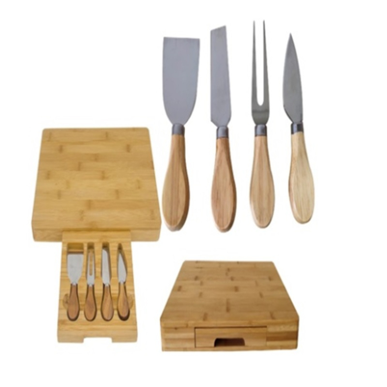 TABLA PARA QUESO CON 4 ACCESORIOS