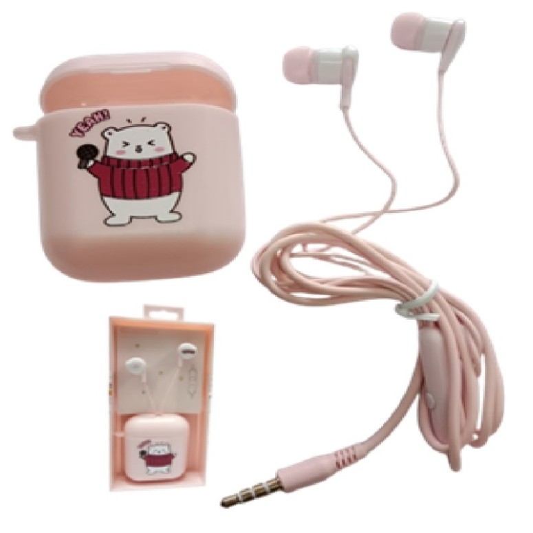 AUDIFONO CON CABLE EN CAJITA Y DISPLAY