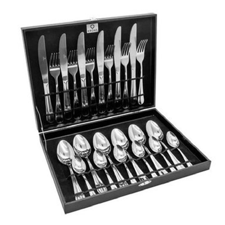 KRONS SET CUCHILLERIA 24 PZS ACERO INOXIDABLE